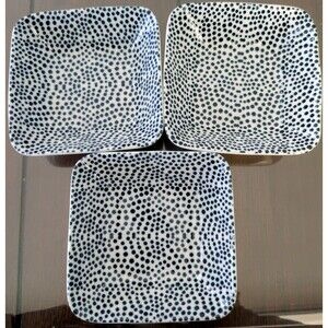 B+B bread+butter ancient small quare plates bowls set of 3 porcelain